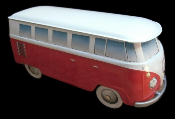 Volkswagen T1 Transporter 8 Seater 1960 Tinmodel as cookiebox with content (3035)